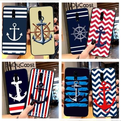 Reall sea stripes anchor prin Phone Case For Redmi 6 4X 7 7A 8 GO K20 Note 4 4X 5 5A 6 6 Pro 7 8 8pro