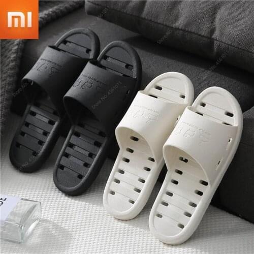 Xiaomi New Slippers for Men Women Bathroom Non-slip Sandals Couple Quick-drying Loafer Soft-soled Slipper Comfortable
