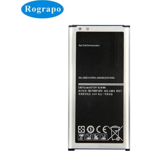 2800mAh Mobile Phone Replacement Battery For Samsung Galaxy S5 i9600 G900 G900S G900F G900H G900I EB-BG900BBC Original with NFC