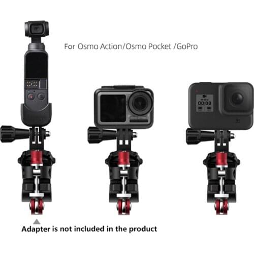 Sports Camera Bicycle Clamp Adjustable Road Bike Support for GoPro for Osmo Action for DJI Osmo Pocket Action Camera Spare Parts