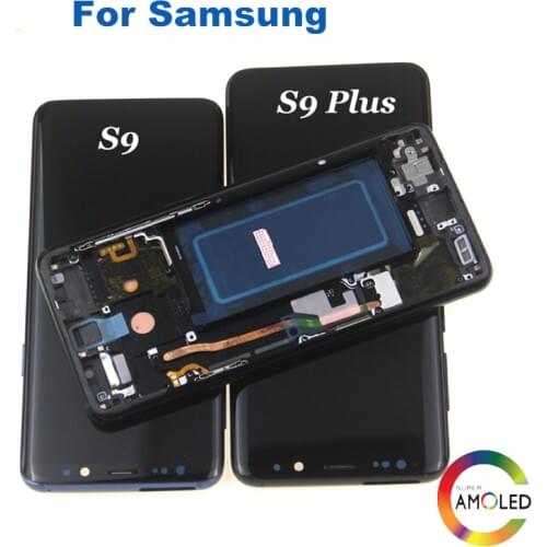 Super AMOLED for SAMSUNG Galaxy S9 LCD G960 g960f Display lcd Touch Screen Digitizer For Samsung S9 Plus LCD Replacement