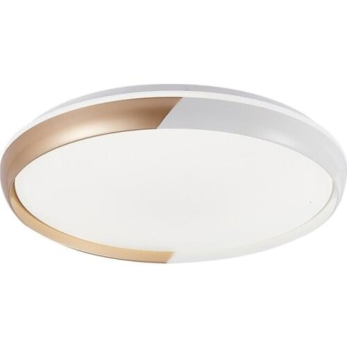 Indoor Turkish Moroccan Home Living Room Double Color Changing Decorative Gold Round Modern Kitchen Led Ceiling Lamp