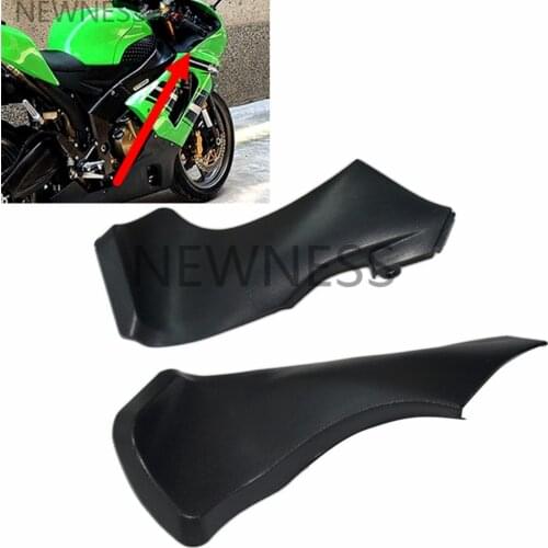 Upper Front Dash Air Intake Cover Carbon Fiber Intake Dash Panels Fairings Frames For Kawasaki Ninja ZX6R ZX 6R 2005-2006 ZX636