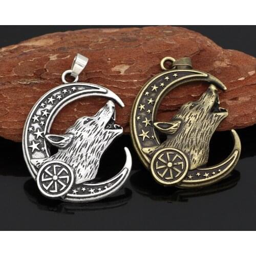 VIKING CELTIC Nordic viking Celtic amulet wolf odin pagan Vegvisir Pendant Necklace