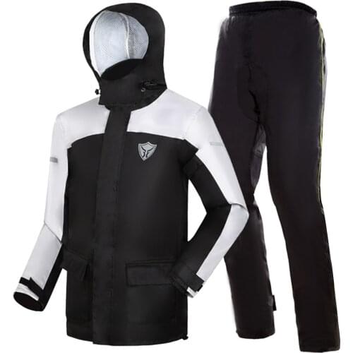 Waterproof Motorcyclist Rain Suit Men Women Moto Raincoat Jacket Pants Motorcycle Rain Coat Adult Motorbike Biker Rain Clothing