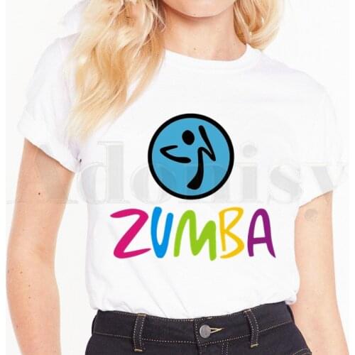 Love Zumba Dance Hip Hop Harajuk Graphic Fashion Short Sleeve Female Tops Tees Harajuku VintageT Shirts Womens T-shirt