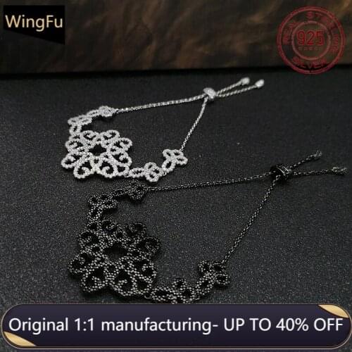 New S925 Sterling Silver Adjustable Bracelet Vine Flower Chain Fashion Luxury Brand Monaco Womens Jewelry Birthday Gift