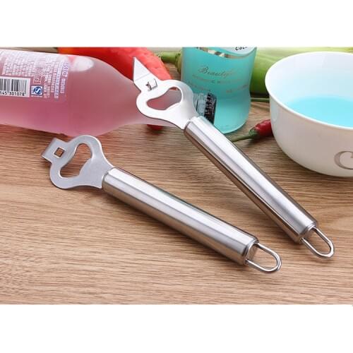 1PC New 2 in 1 Can Opener Stainless Steel Manual Can Opener Bottle Opener Easy Can Opener KX 251
