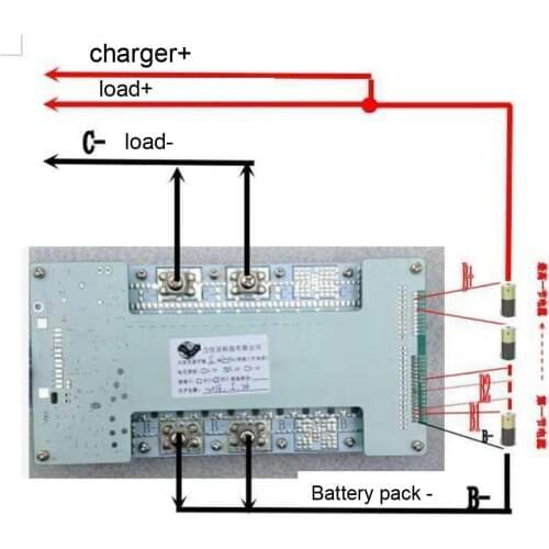 20S 200A 18650 Lithium Battery Protection Board Inverter High Current Balance 20S Cell Lipo Li-ion Packs BMS electric bike car