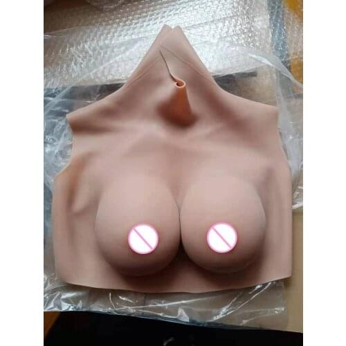 2G Upgrade BCDEG High Collar Fake Artificial Boob Realistic Silicone Breast Forms Crossdresser Shemale Transgender Drag Queen