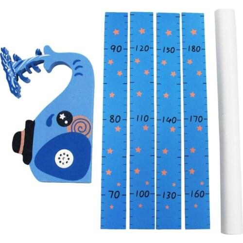 3D Height Chart for Kids 7ft Stereo Deer Growth Chart Wall Stickers EVA Header Decals Children’s Room