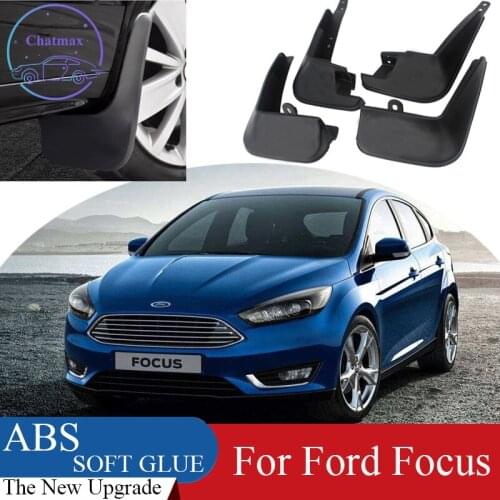 4pcs ABS Front & Rear Fender Protector For Ford Focus/ST 2005-2021 Car Mud Flaps Splash Guard Mudguard Mudflaps