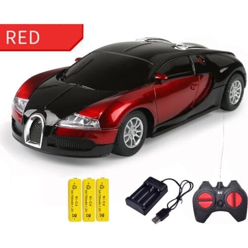 Childrens Toy Car Boy Remote Control Car Toy Racing Bugatti Model Fall-resistant Rechargeable Car Toys Rc Cars Kids Toys 4-6y