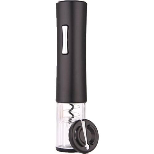 Dry Battery Electric Wine Opener Automatic Bottle Opener Corkscrew Professional Red Wine Opener Foil Cutter Set for Kitchen Tool
