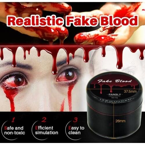Pro Fake Blood - 15g - Realistic Horror Make up for Zombie Theatre Special Effects