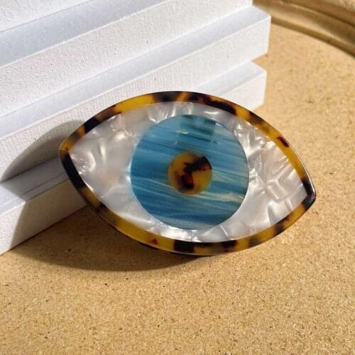 Korea Magic Eye Hair Claws For Women Girls leopard Acetic Acid Hair Clip Hairclips Hair Accessories Headwear Dropship Wholesale