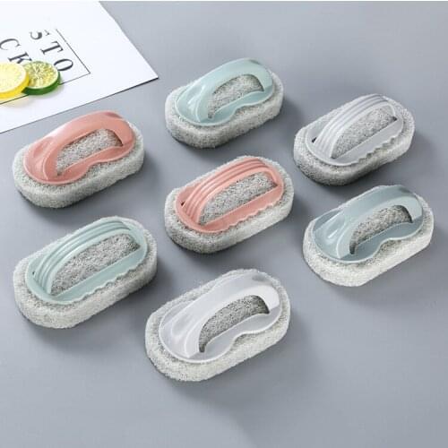 Kitchen utensils sponge cleaning brush window bathroom porcelain drill brush kitchen accessories pot brush household