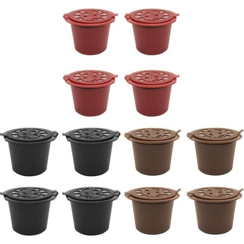 4pcs Refillable Coffee Capsule Cup for Dolce Gusto Nescafe Reusable Filter Pod Food Grade Stainless Steel 304 And Plastic