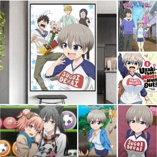 5d Anime Uzaki Chan Wants To Hang Out Diamond Painting Cross Stitch Kit Handmade Gift Full Square/Round Drills Poster Home Decor