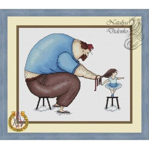 WY Top Quality Lovely Counted Cross Stitch Kit counted embroidery cross stitch Dad series 1