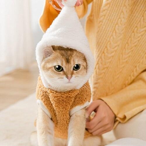 Pet Cat Dog Clothes Casual Hoodies Winter Kitten Small Medium Dogs Cats Coat jacket Chihuahua Clothing