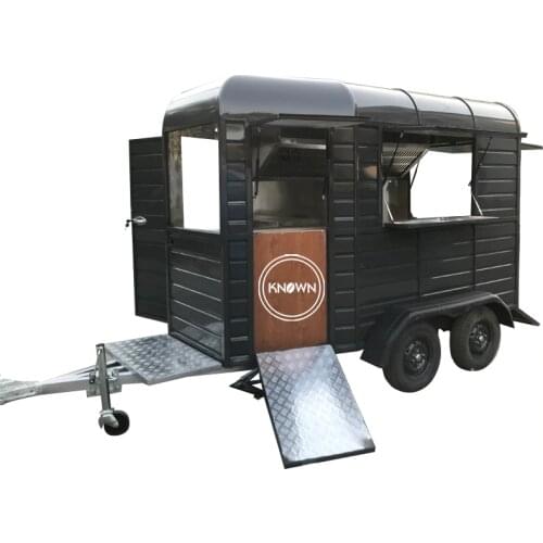 3.5M Length Mobile Camper Food Trailer Travel Cart Hot Dog Bubble Tea Kiosks Van with Different Inside Design