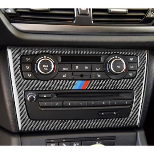It Is Suitable For BMW Central Control Air Conditioning Panel Decorative Frame BMW E84 The Carbon Fiber Old X1 (11-15)