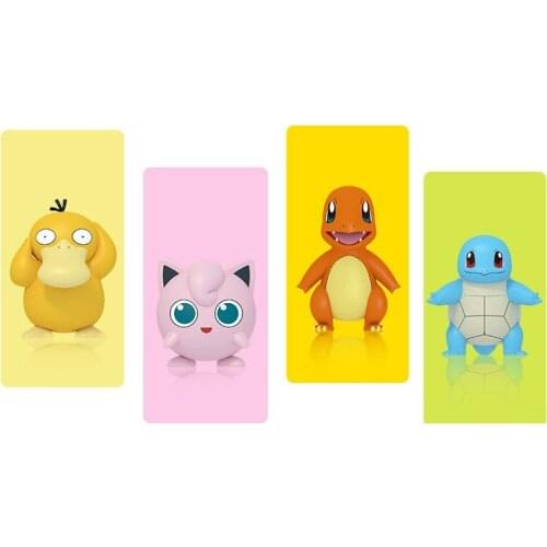Pokemon Genuine Pikachu Psyduck Bulbasaur Jigglypuff Charmander Squirtle Cute Action Figure Model Toys
