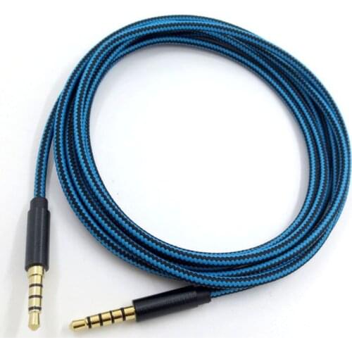 Portable Headphone Cable Audio Cord Line for Lo-gitech Astro A10 A40 A30 Earphones Headset Accessories