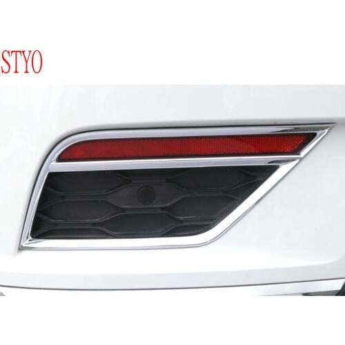 STYO Car ABS Front +Rear Fog Light Cover Trim For T-ROC 2018