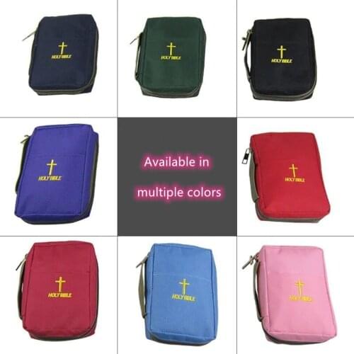 [ONLY FOR ISRAEL USER]Oxford Cloth Bible Study Book Storage Bag Water Wash Embroidery Holy Handing Case Judaism Bible Cover