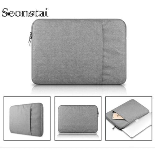 For Xiaomi Waterproof Laptop Bag 11 12 13 15 inch Case For MacBook Air Pro 2018 2019 Mac Book Computer Fabric Sleeve Cover Capa