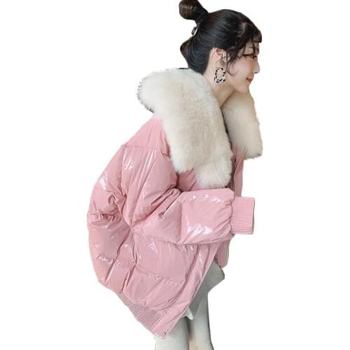 90%White Duck Down Jacket Winter Women 2018 Chaqueta Mujer Coat With Natural Real Fox Fur Collar Short Parka Female Abrigo Mujer