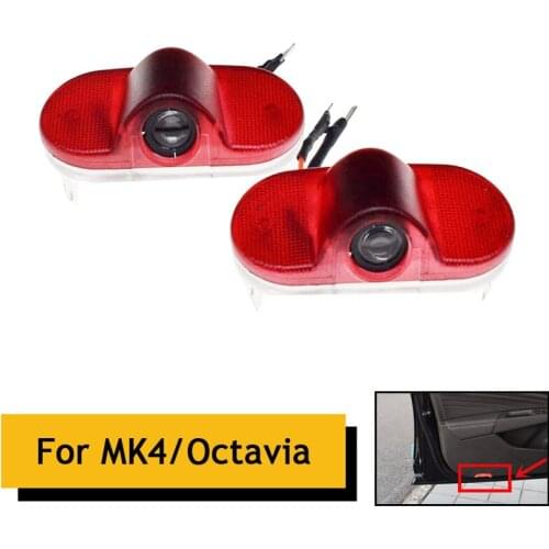 2x voiture porte bienvenue lumière pour BEETLE voiture projecteur LED Laser Logo porte lumière pour Octavia Golf4 Caddy Touran