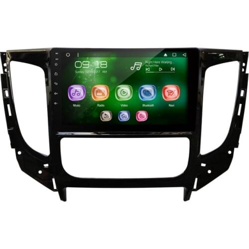 Allways 9" IPS Display Android 9.0 Octa-core Ram 2GB Rom 32GB Car Multimedia for Mitsubishi Triton 2017 Auto AC with2.5D touch