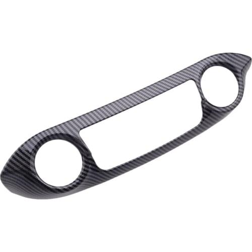 Black ABS Car Console Air Conditioning Button Panel Cover Fit for Honda CRV 2012 2013 2014 2015 2016