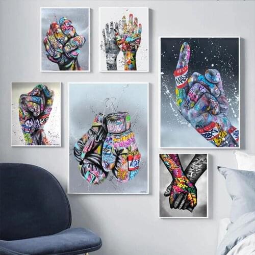 Graffiti Art Gamepad Canvas Art Posters and Prints Abstract Mural Painting Modern Style Graffiti Picture Room Home Decoration