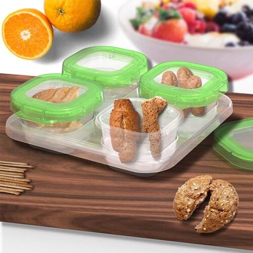 Baby Food Supplement Box Baby Food Supplement Box Mini Food Frozen Storage Sealed Box Portable Snack Storage Compartment