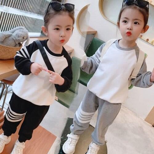 Girls Suit T-shirt+Shorts Cotton Jean 2Pcs/Sets 2021 Beautiful Spring Autumn Teenager Kid School Outdoor Children Clothing