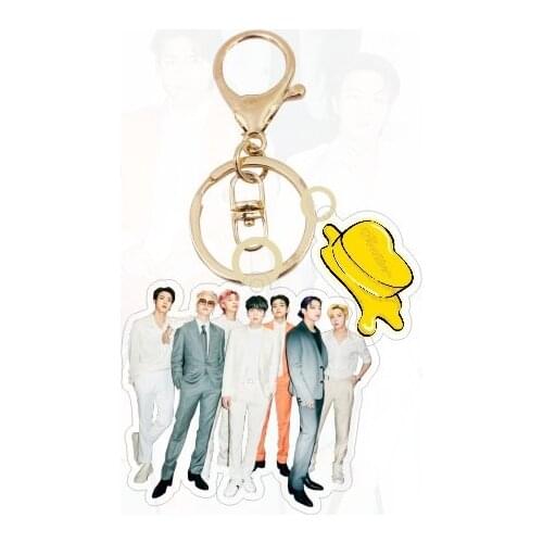 Kpop Acrylic Keychain Jungkook V Rm Suga Jin Jhope Jimin Butter New Album Figure Pendant Key Ring Gift