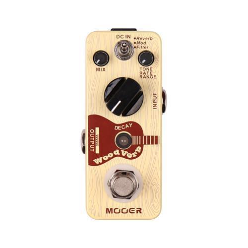 MOOER WoodVerb Acoustic Guitar Reverb/Mod/Filter Pedal choose 3 different effect types