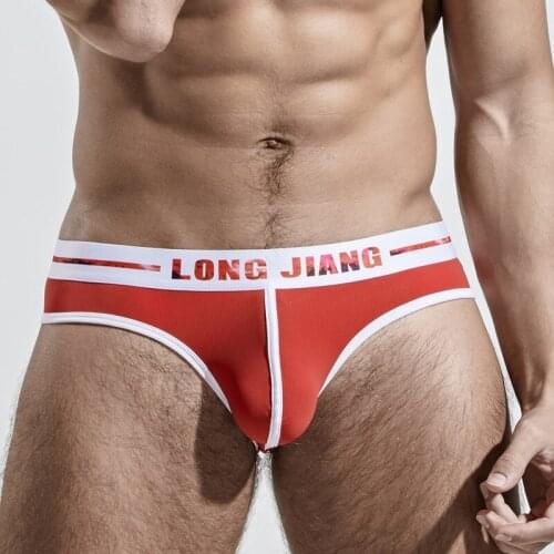 Ice Silk Underwear Men Briefs Sexy Mens Briefs U Bulge Design Mens Underware Man Male Lingerie Low Waist Panties Under Wear