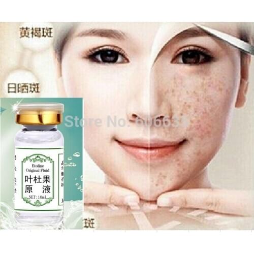 Free ship Sker leaf fruit reckle Dark Spots Removal Cream Clean Pigment Face Whitening Speckle Blemish beauty whitening essence