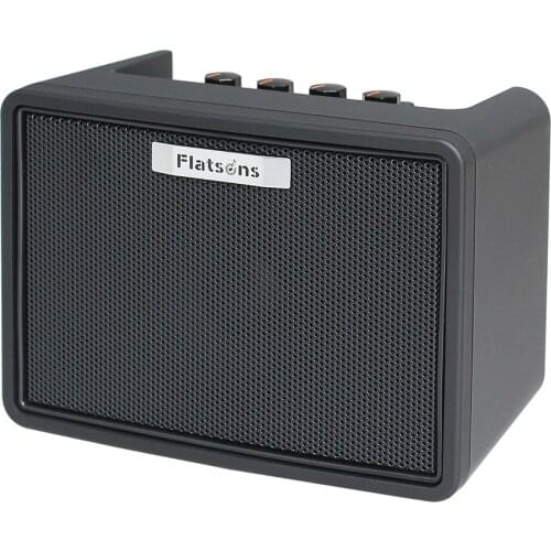FGA-3 Portable Guitar Amplifier Mini 3W Guitar Amp Speaker for Acoustic/ Electric Guitar Ukulele 6*AA batteries USB Power Supply