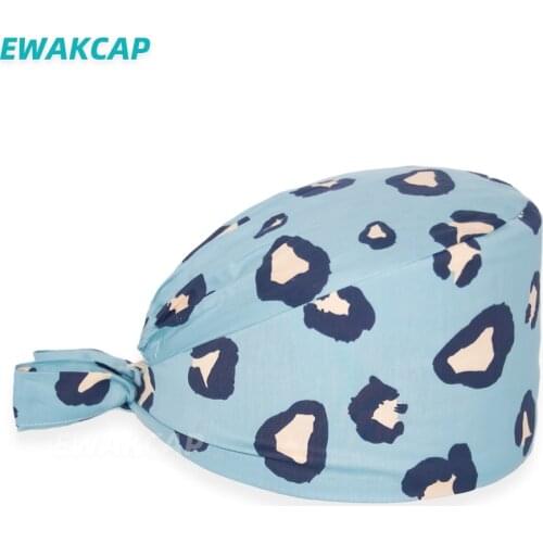 Adjustable Scrub Hat Bouffant Working Nursing Hats Clinic Dentist Surgeon Nurse Scrubs Caps Women Men Surgicals Cap Sweatband