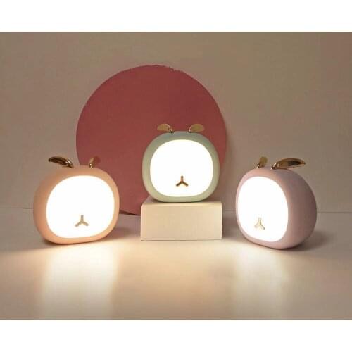 Deer Bunny adjustable light USB charging sleep lamp bedroom charging table lamp