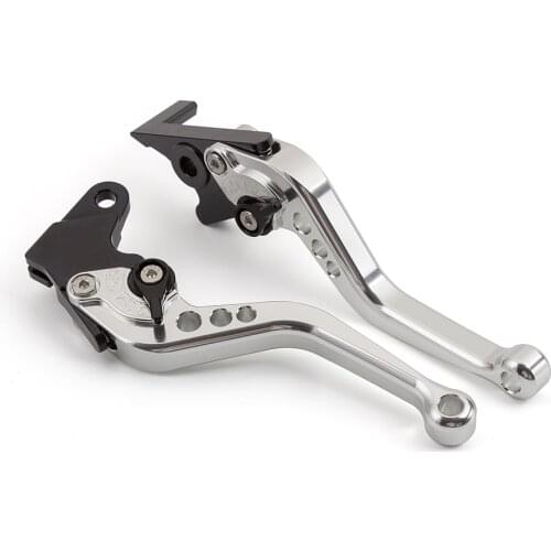 Motorcycle Brake Clutch Levers For Yamaha DTX 125 2005-2007 2006 Silver Short Levers