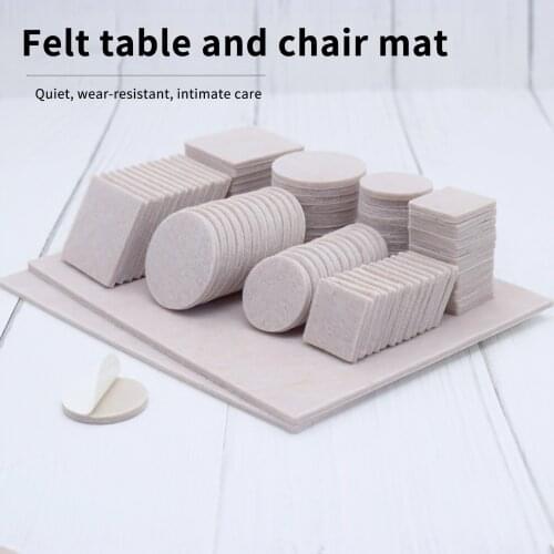 98PCS Self Adhesive Furniture Leg Feet Protector Pad Chair Leg Pad Scratch Esistant Furniture Feet Floor Protector Pads