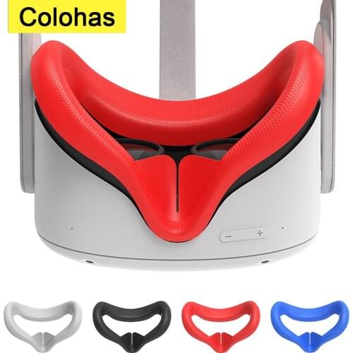For Oculus Quest 2 Replacement Silicone Protective Face Cover Protective Mat Eye Pad For Oculus Quest 2 VR Accessories