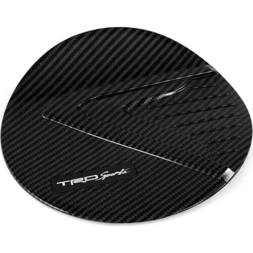 ABS Carbon Fiber Style Decoration Sticker For Toyota Rush 2018 2019 2020 Car Styling Accessories Fuel Tank gas Cap Cover Trim